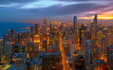 Chicago city, chicago, illinois, usa