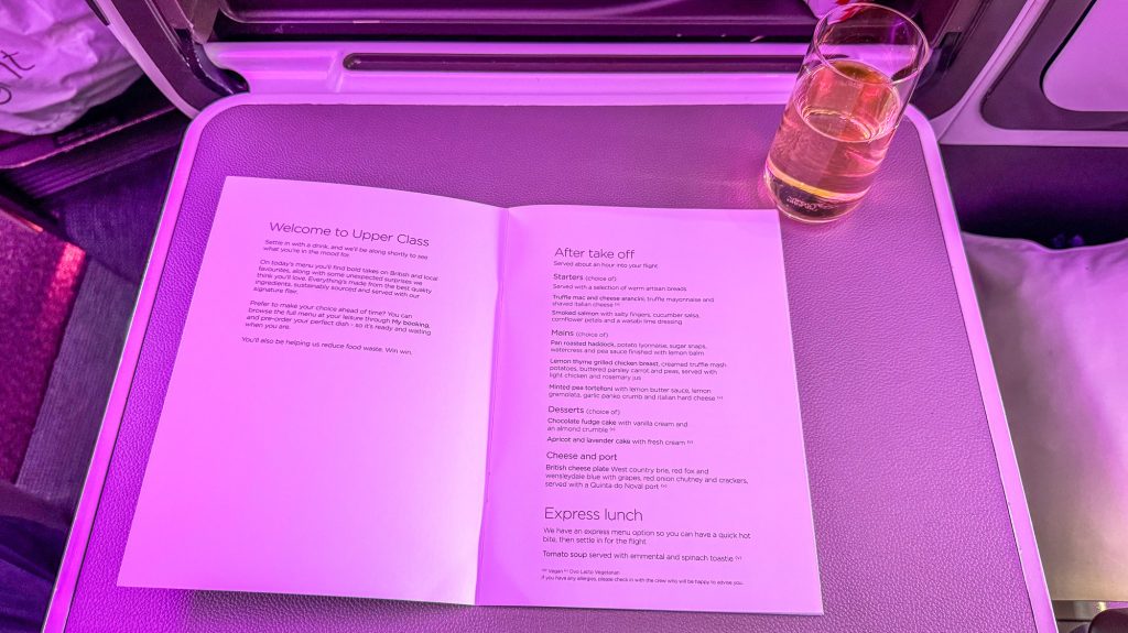 VirginUpperClass LHR JFK